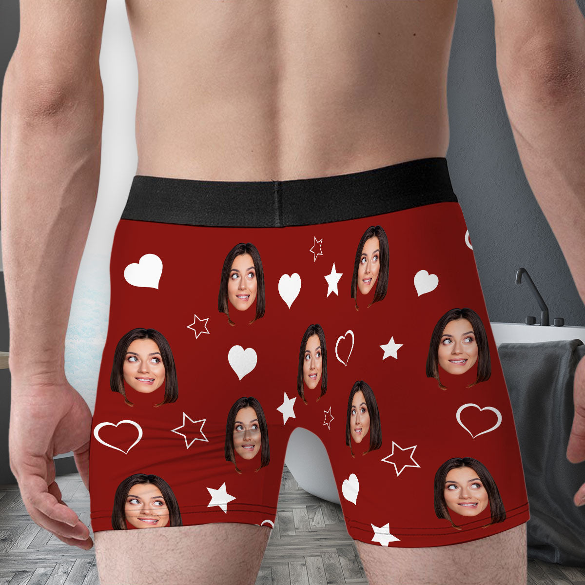 To Look This Good - Personalized Photo Men's Boxer Briefs