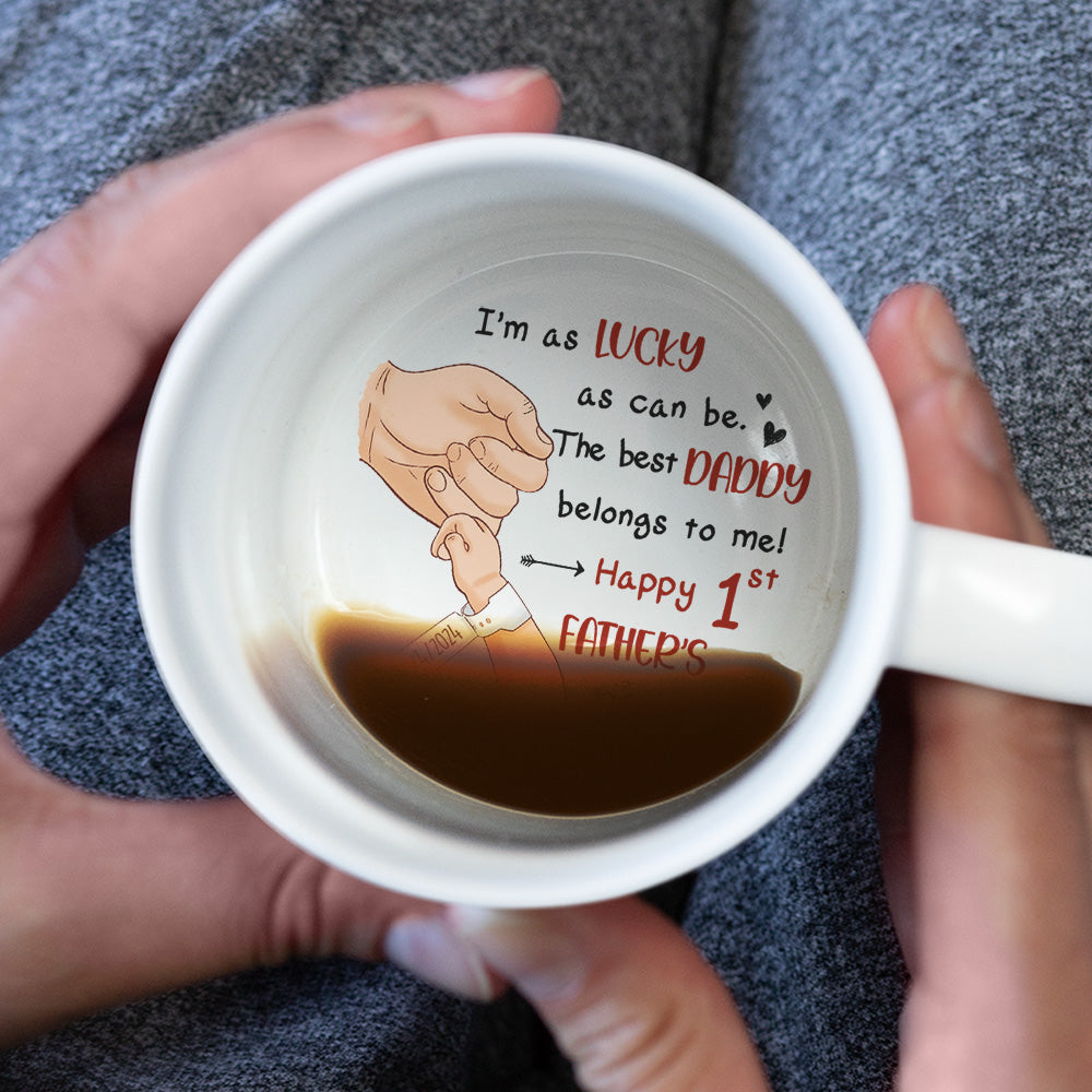 I Am As Lucky As Can Be - Personalized Custom Hidden Message Mug
