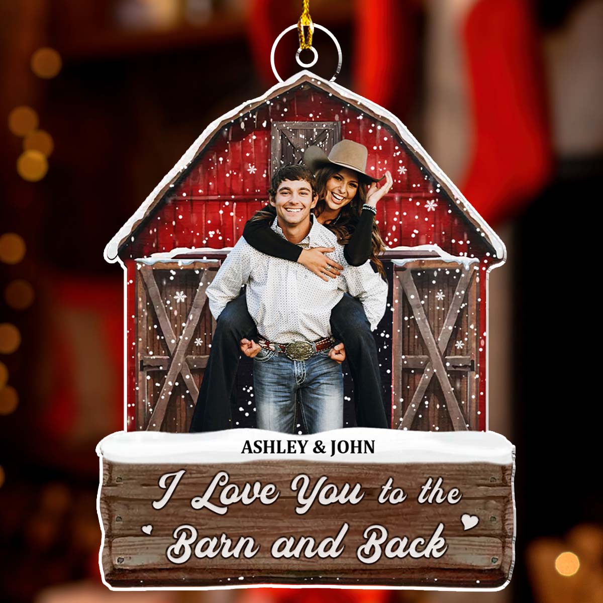 Loving Season - Personalized Custom Acrylic Ornament