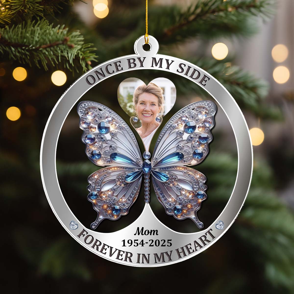 Once By My Side - Personalized Custom Acrylic Ornament