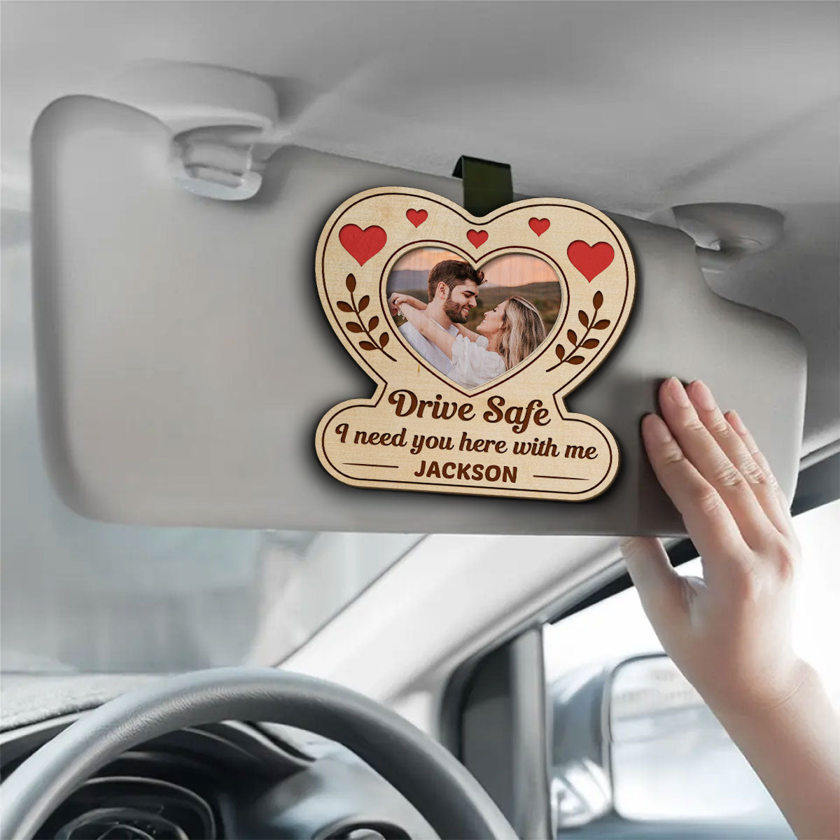 Drive Safe Reminder - Personalized Custom Car Visor Clip