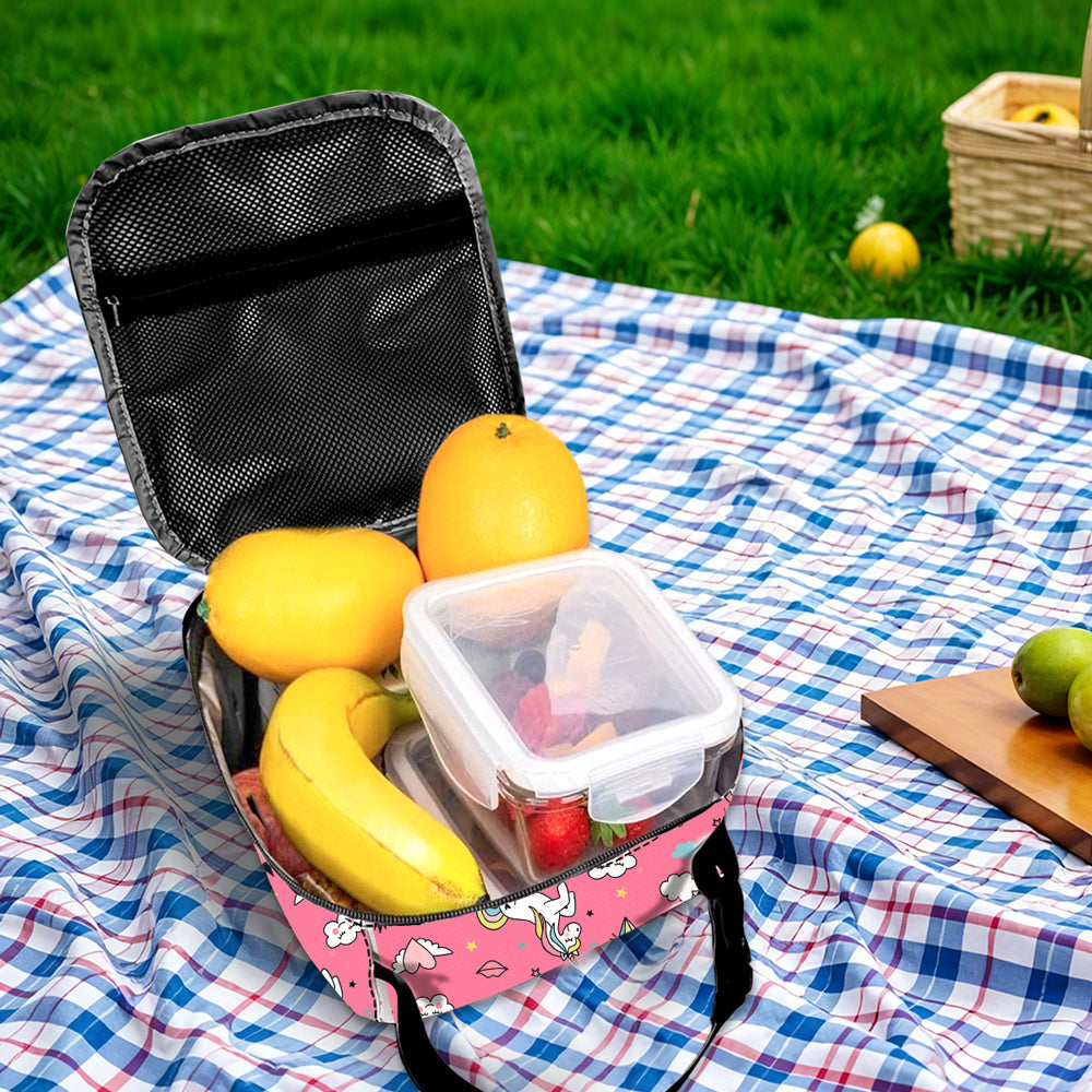 Cute Kid Fantasy Friends - Personalized Custom Insulated Lunch Bag