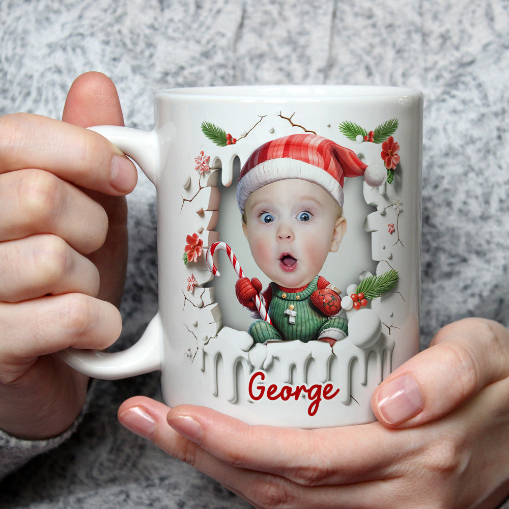 Cute Baby Christmas - Personalized Custom Coffee Mug