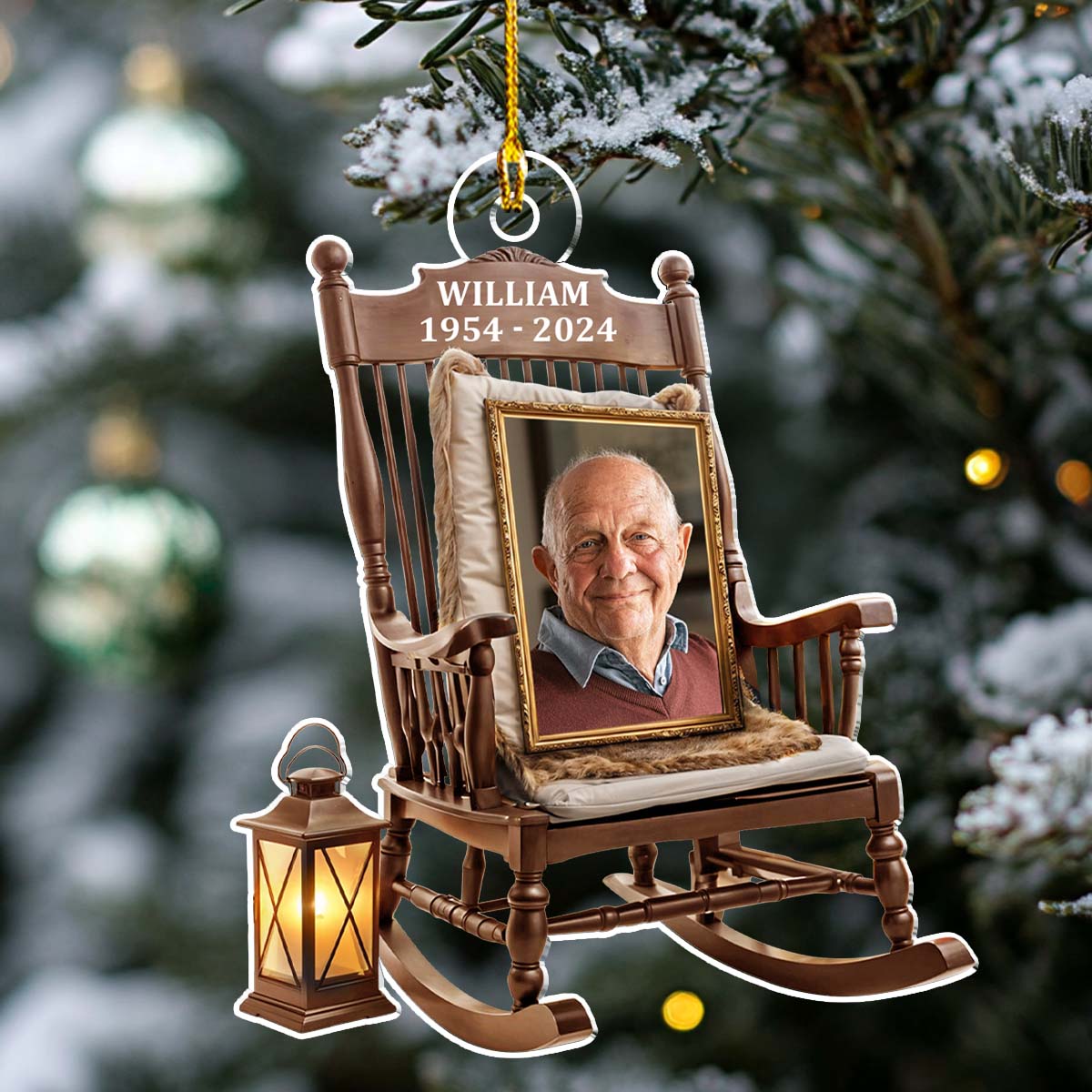 You Always With Us - Personalized Custom Acrylic Ornament