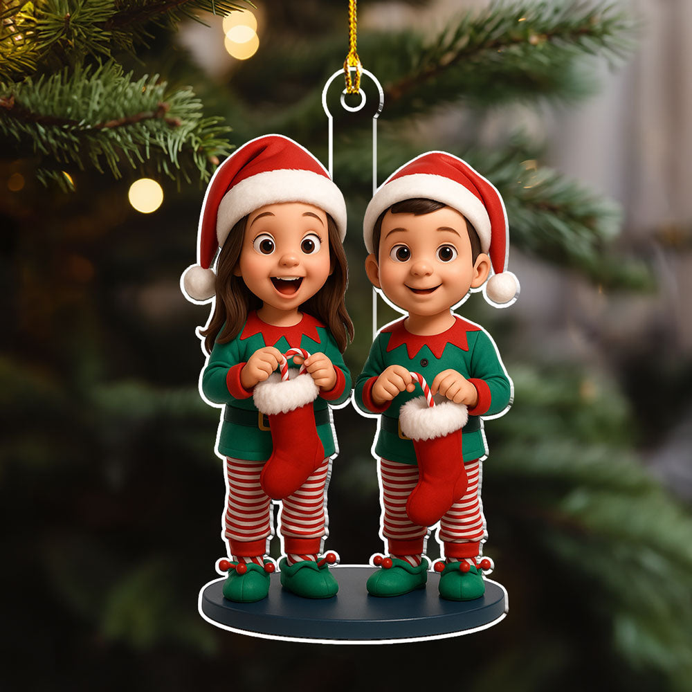 Custom Photo Kids 2025 - Personalized Custom Acrylic Ornament