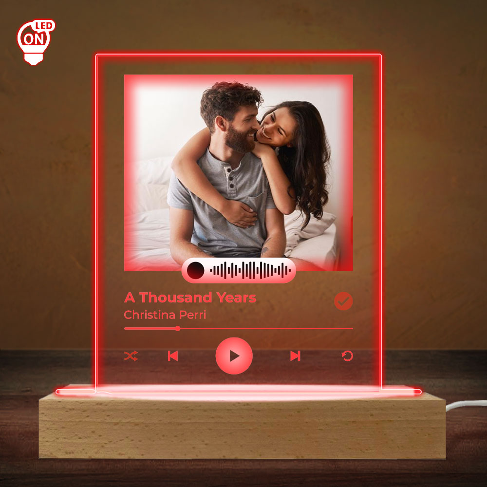 Love U Thousand Years - Personalized Custom LED Light