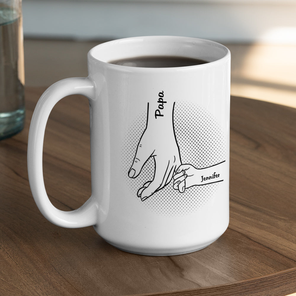 Best Papa Ever - Personalized Custom Coffee Mug