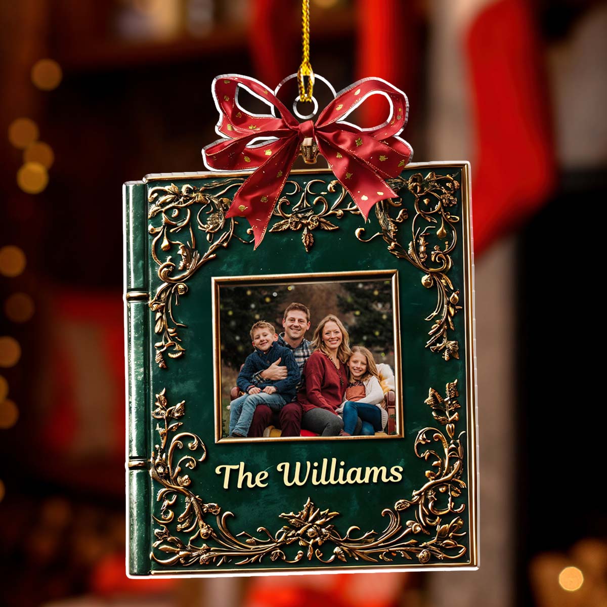 Family Christmas - Personalized Custom Acrylic Ornament