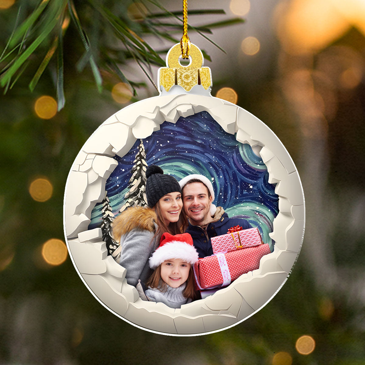 Break Through - Personalized Custom Acrylic Ornament