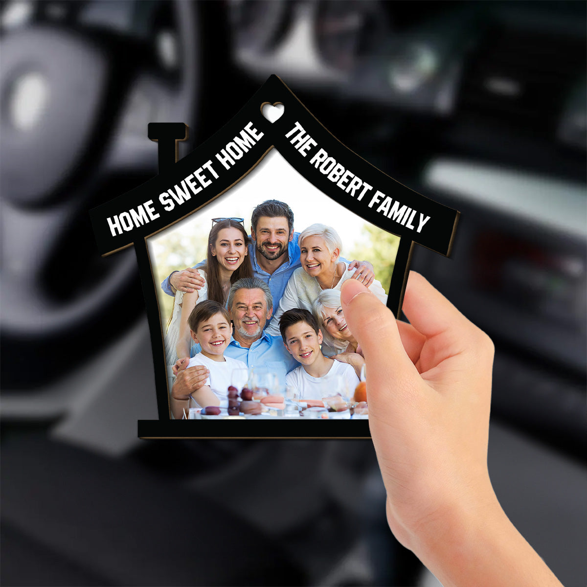 Home Is Where - Personalized Custom Car Visor Clip