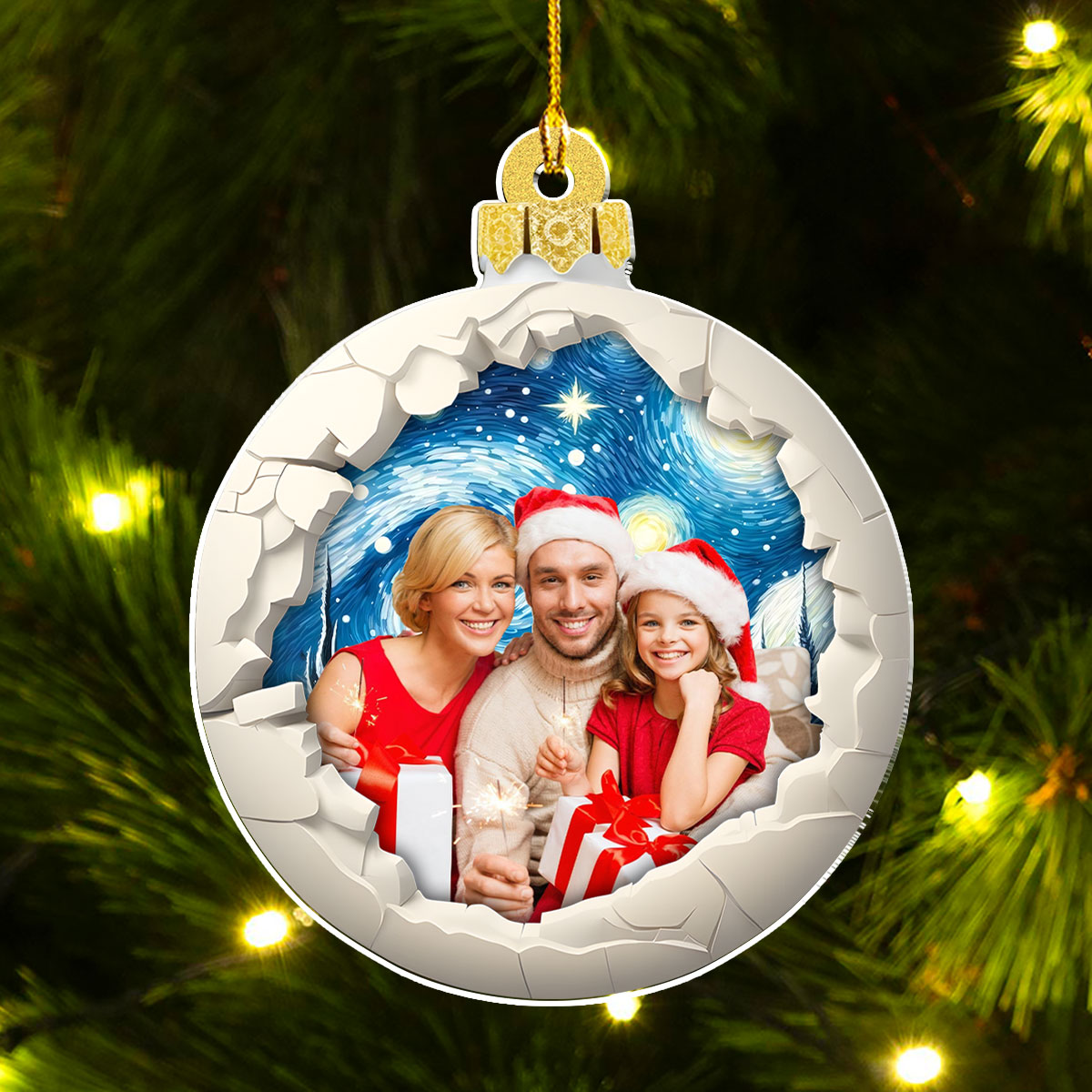 Break Through - Personalized Custom Acrylic Ornament