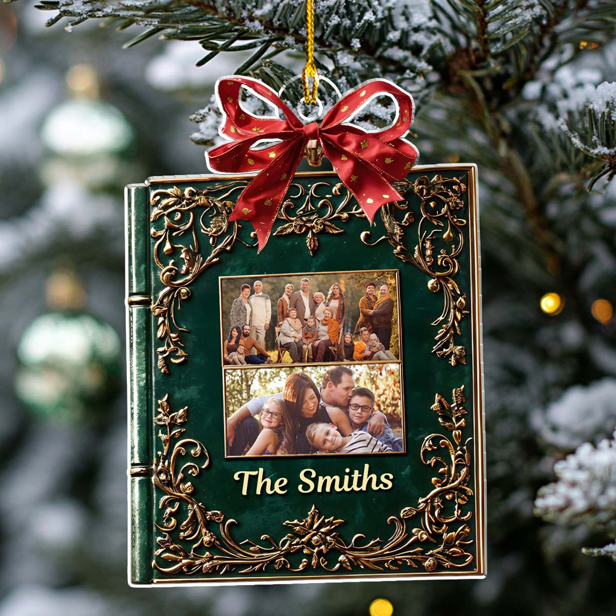 Family Christmas - Personalized Custom Acrylic Ornament
