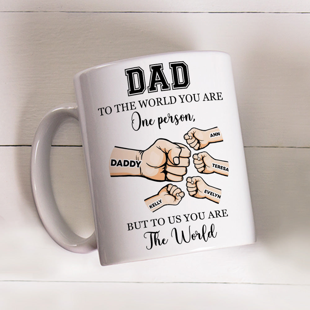 You Are My World - Personalized Custom Coffee Mug