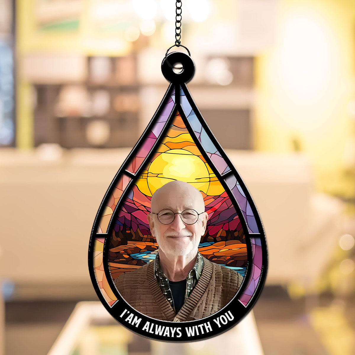 We Are Always With You - Personalized Custom Suncatcher