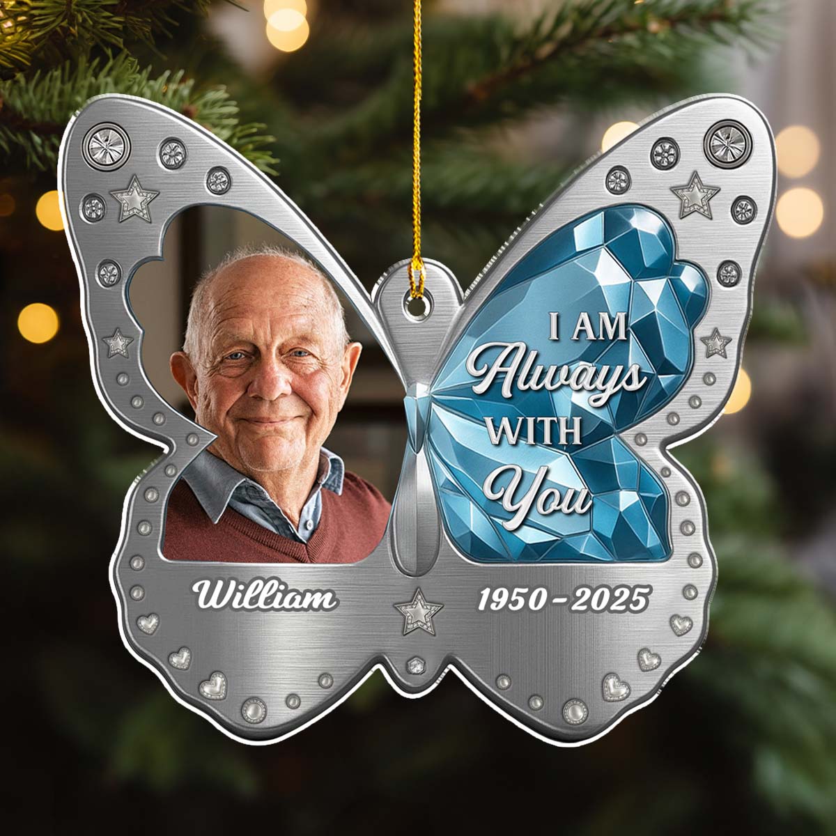 Beautifully Lived - Personalized Custom Acrylic Ornament