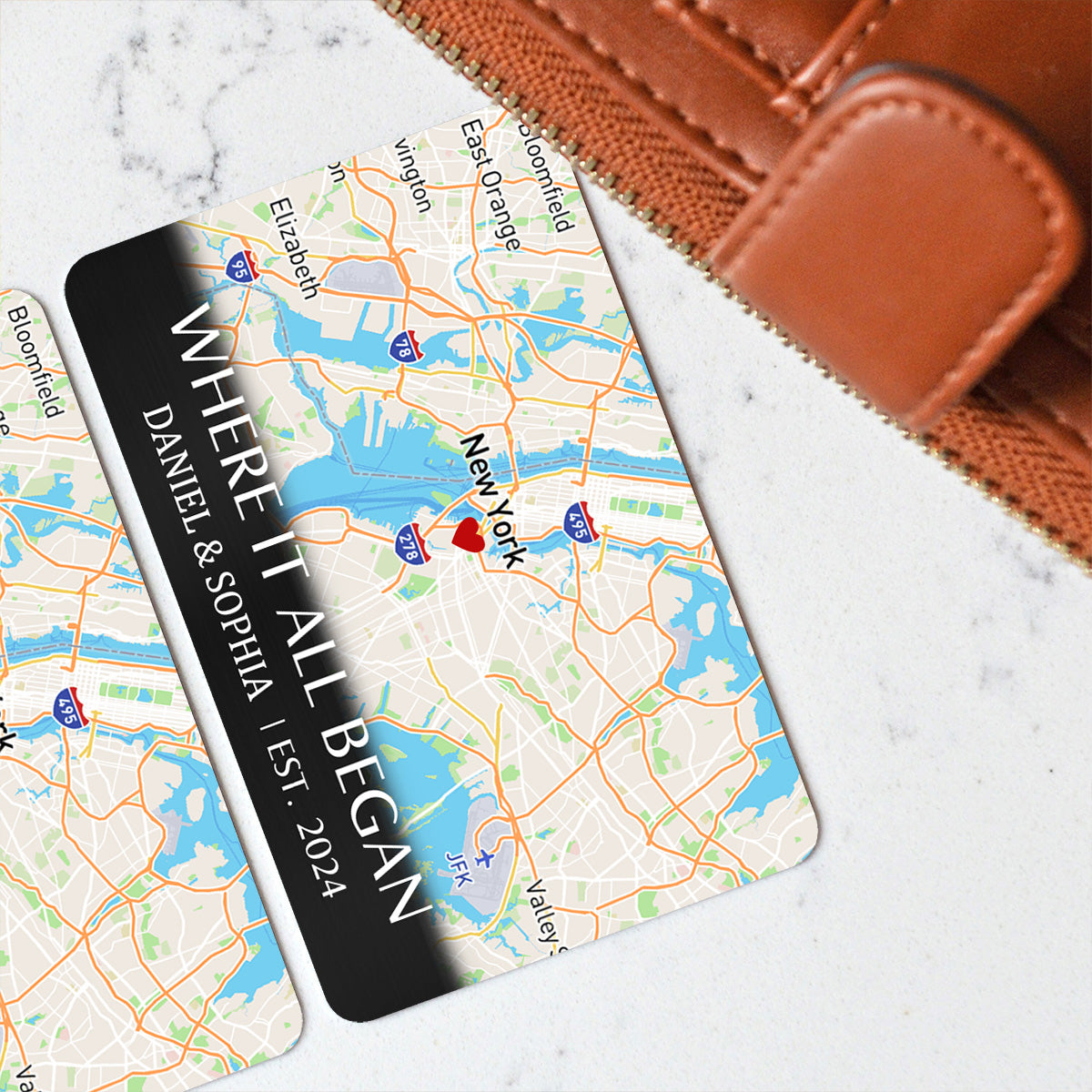 Where It All Began - Personalized Custom Wallet Card
