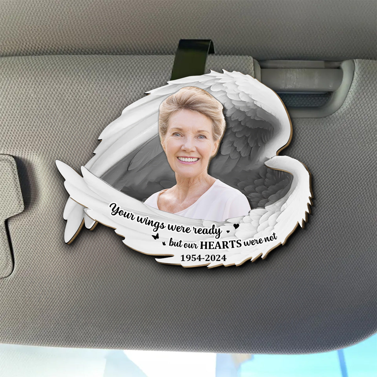 Always Beside You - Personalized Custom Car Visor Clip