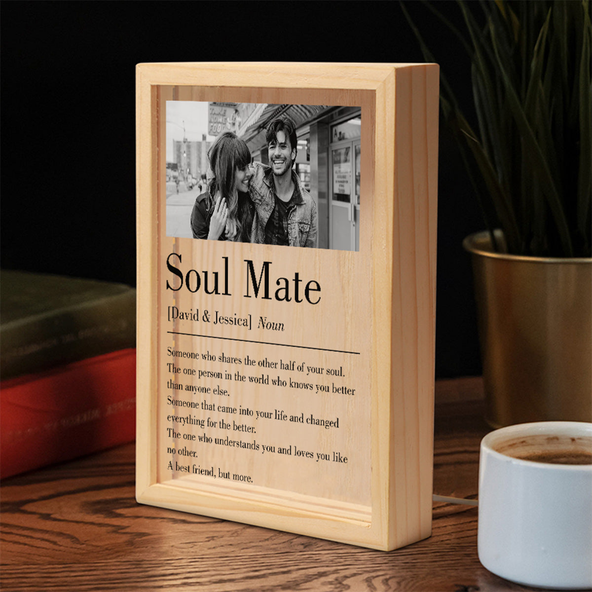 Love That Changes Your World - Personalized Frame Light Box