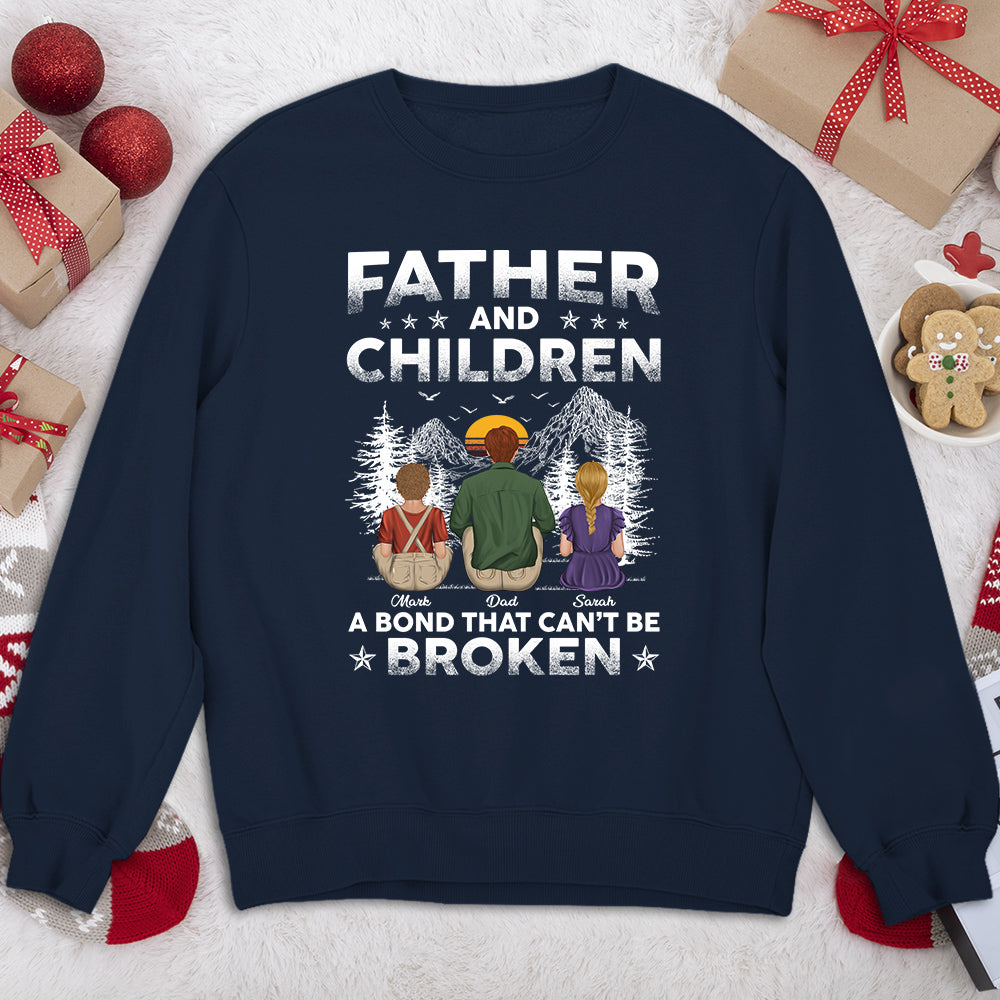 Father And Daughters A Bond That Can Not Be Broken - Personalized Custom Shirt