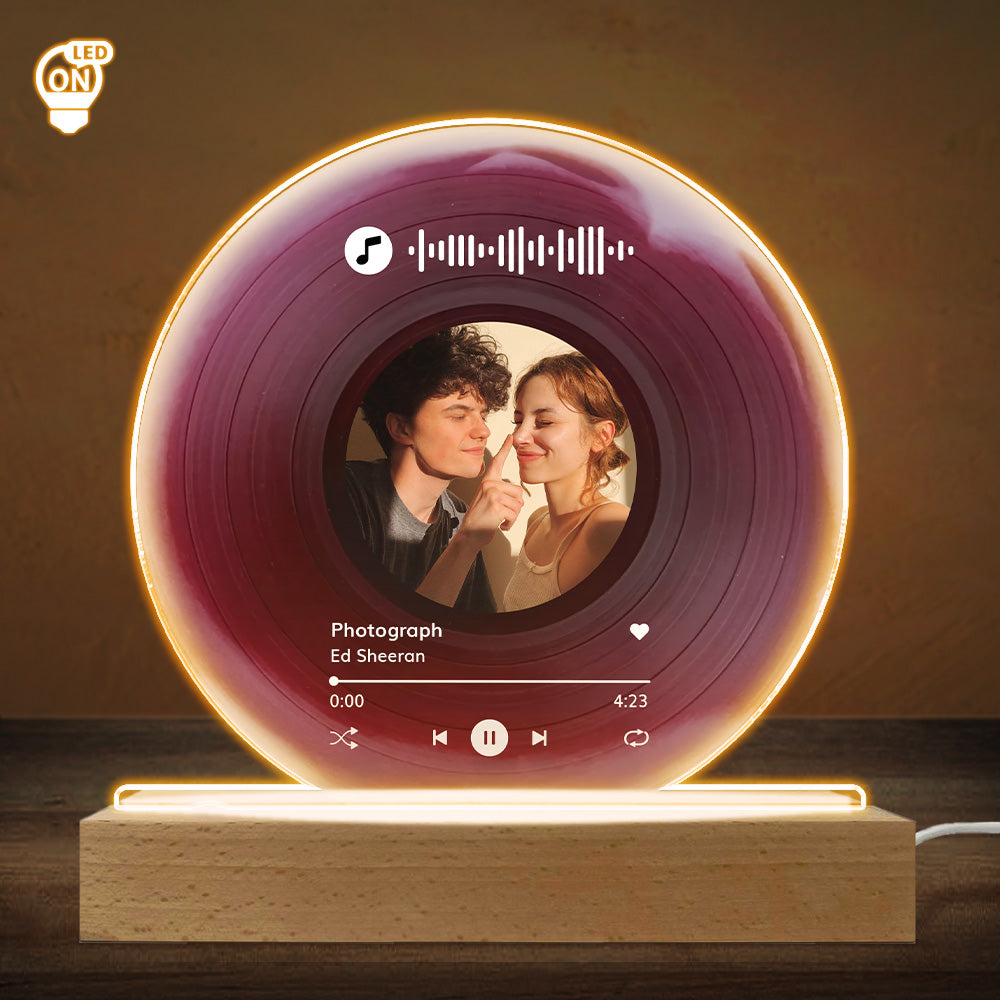 Love You To The Moon - Personalized Custom LED Light