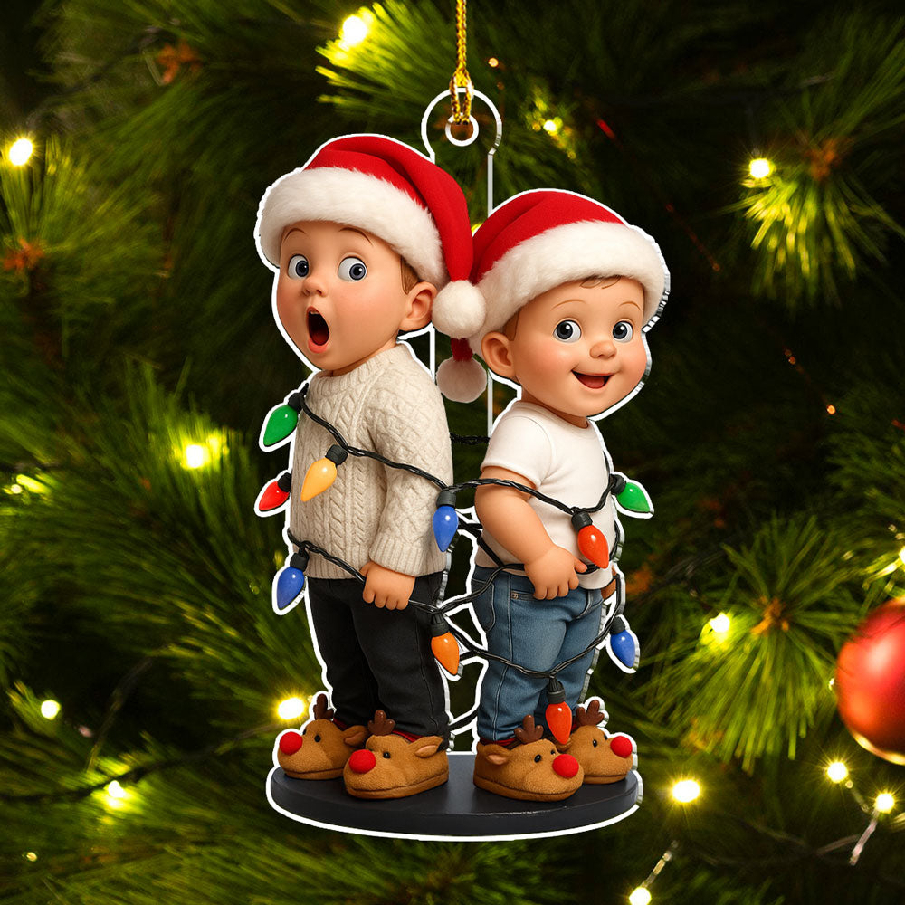 Custom Photo Kids 2025 - Personalized Custom Acrylic Ornament