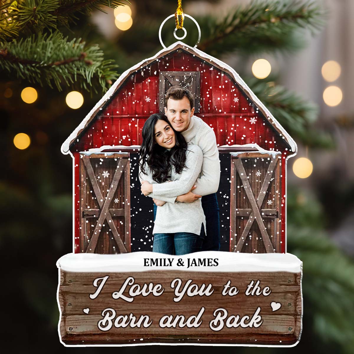 Loving Season - Personalized Custom Acrylic Ornament