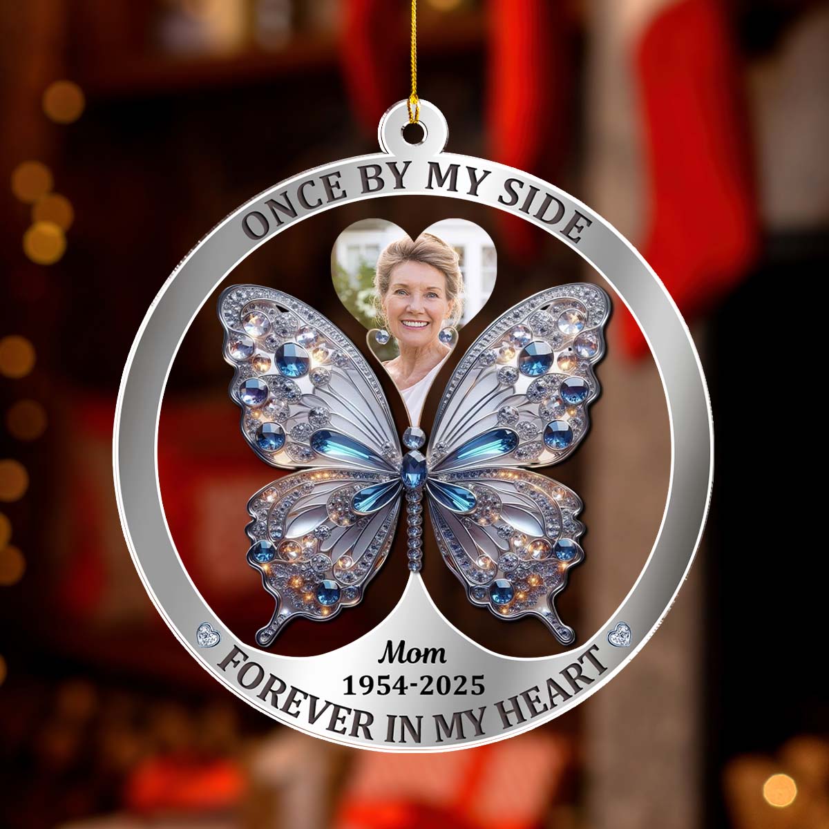 Once By My Side - Personalized Custom Acrylic Ornament