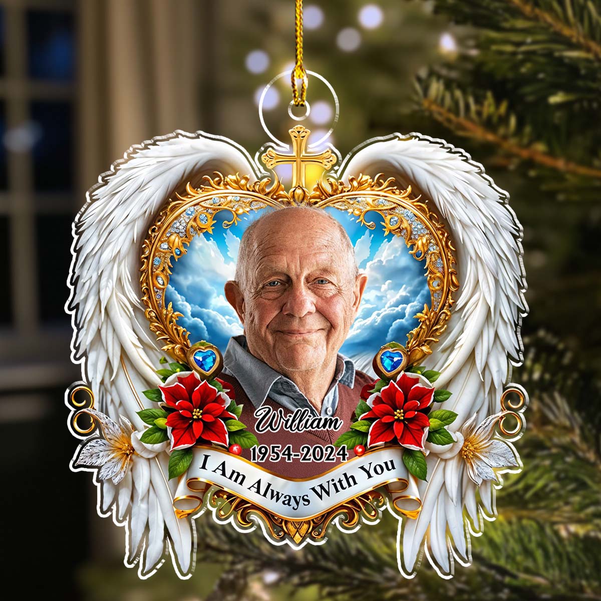 Miss You Forever - Personalized Custom Acrylic Ornament