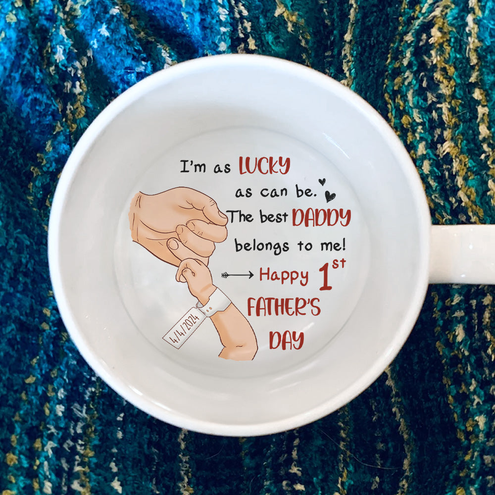 I Am As Lucky As Can Be - Personalized Custom Hidden Message Mug