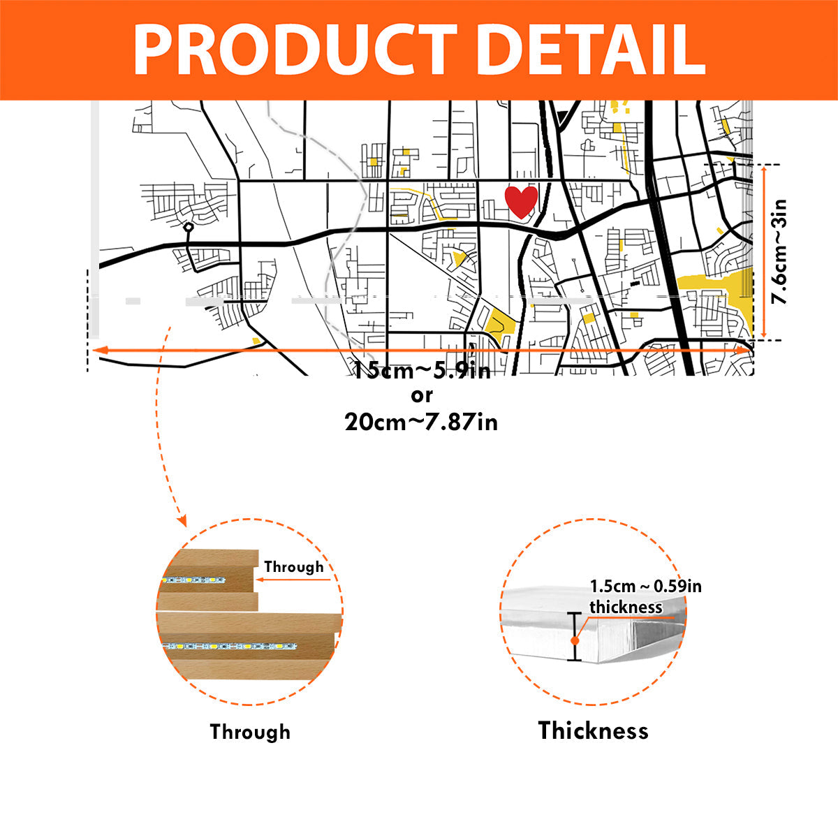 Where Is All Began - Personalized Custom Acrylic Letters 3D LED Night Light