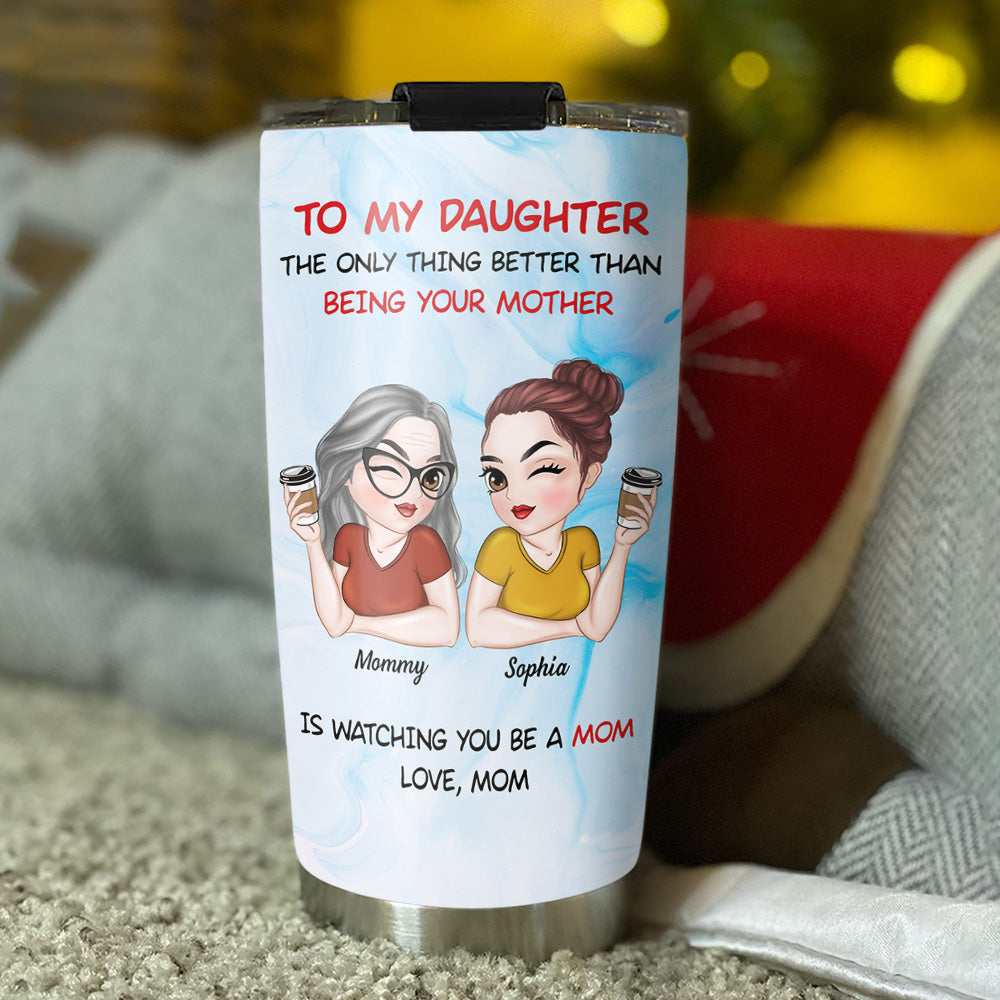 To My Daughter - Personalized Custom Tumbler