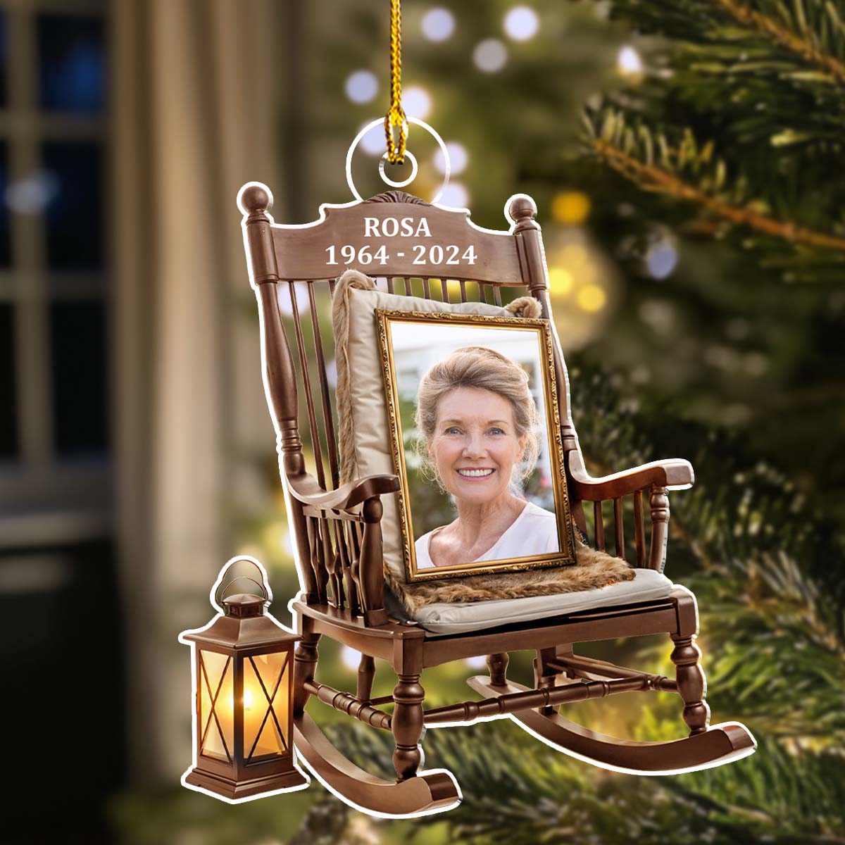 You Always With Us - Personalized Custom Acrylic Ornament