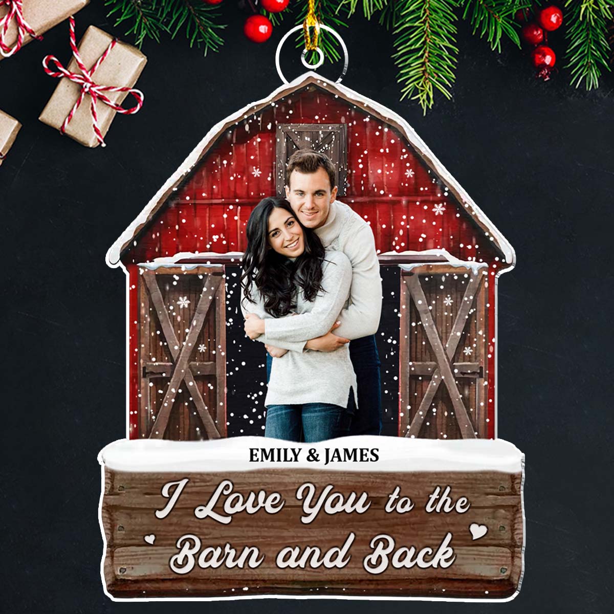 Loving Season - Personalized Custom Acrylic Ornament