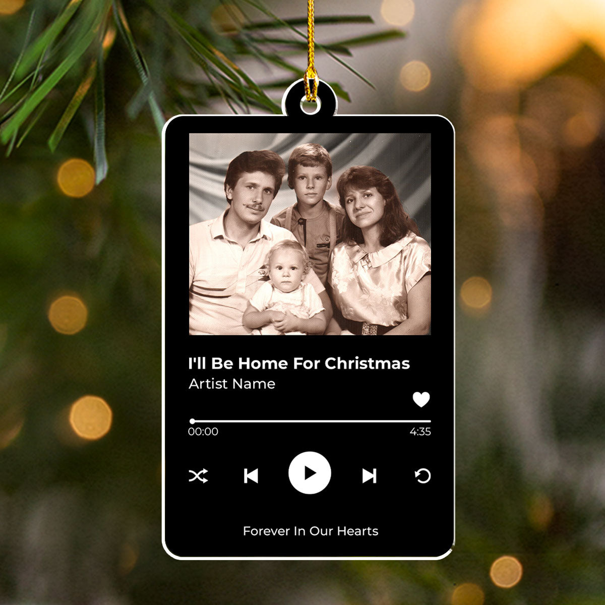 Always Miss You - Personalized Custom Acrylic Ornament