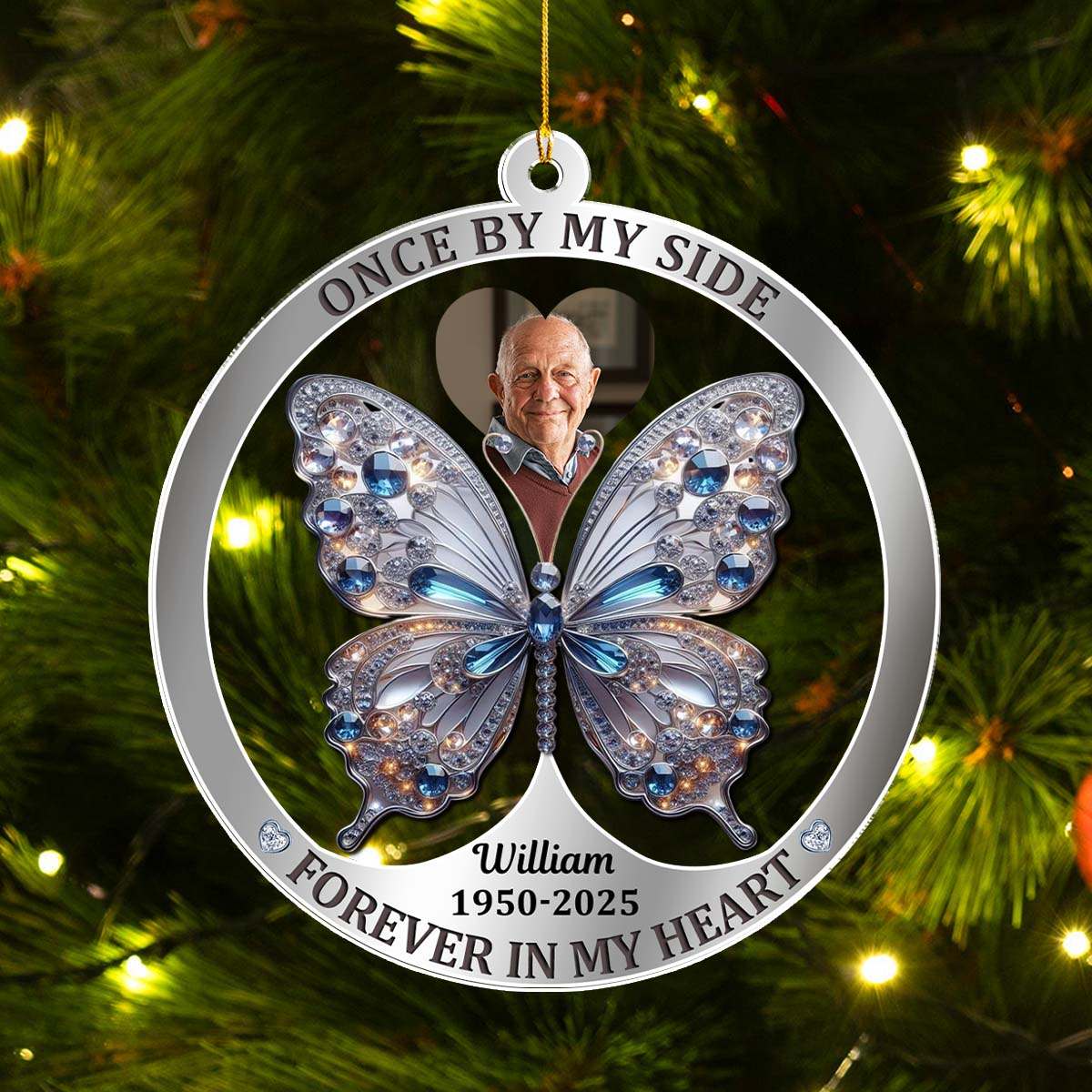 Once By My Side - Personalized Custom Acrylic Ornament