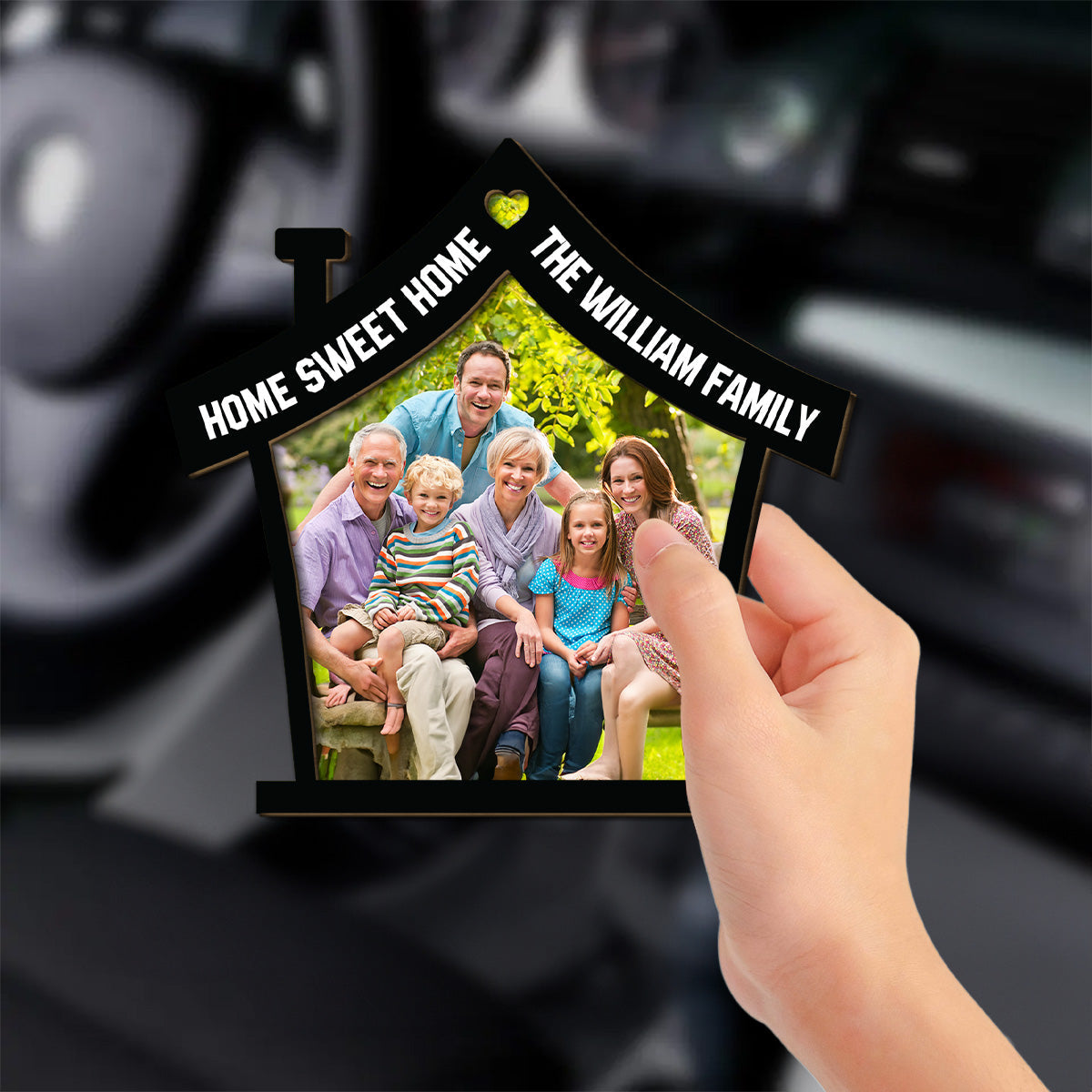 Home Is Where - Personalized Custom Car Visor Clip