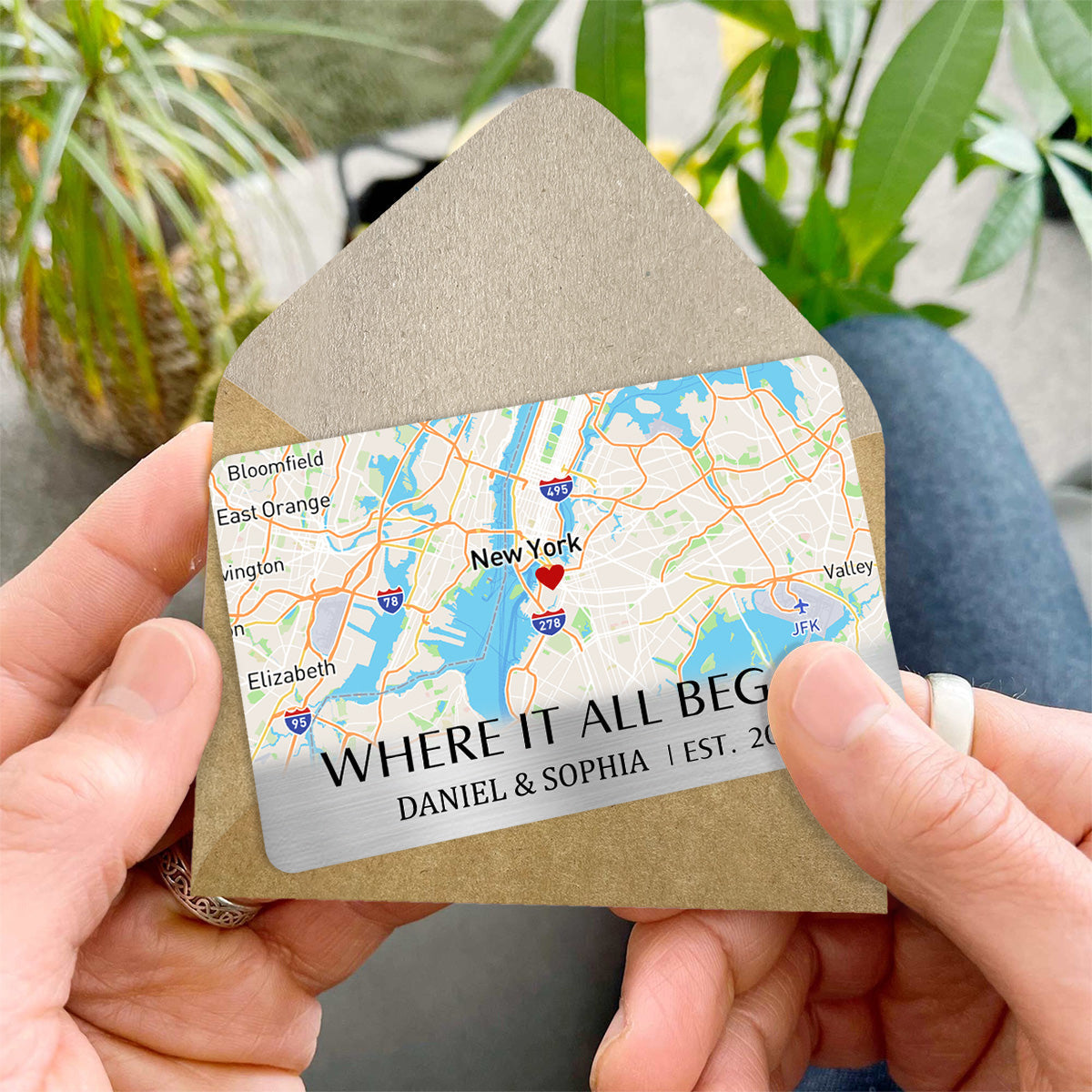 Where It All Began - Personalized Custom Wallet Card