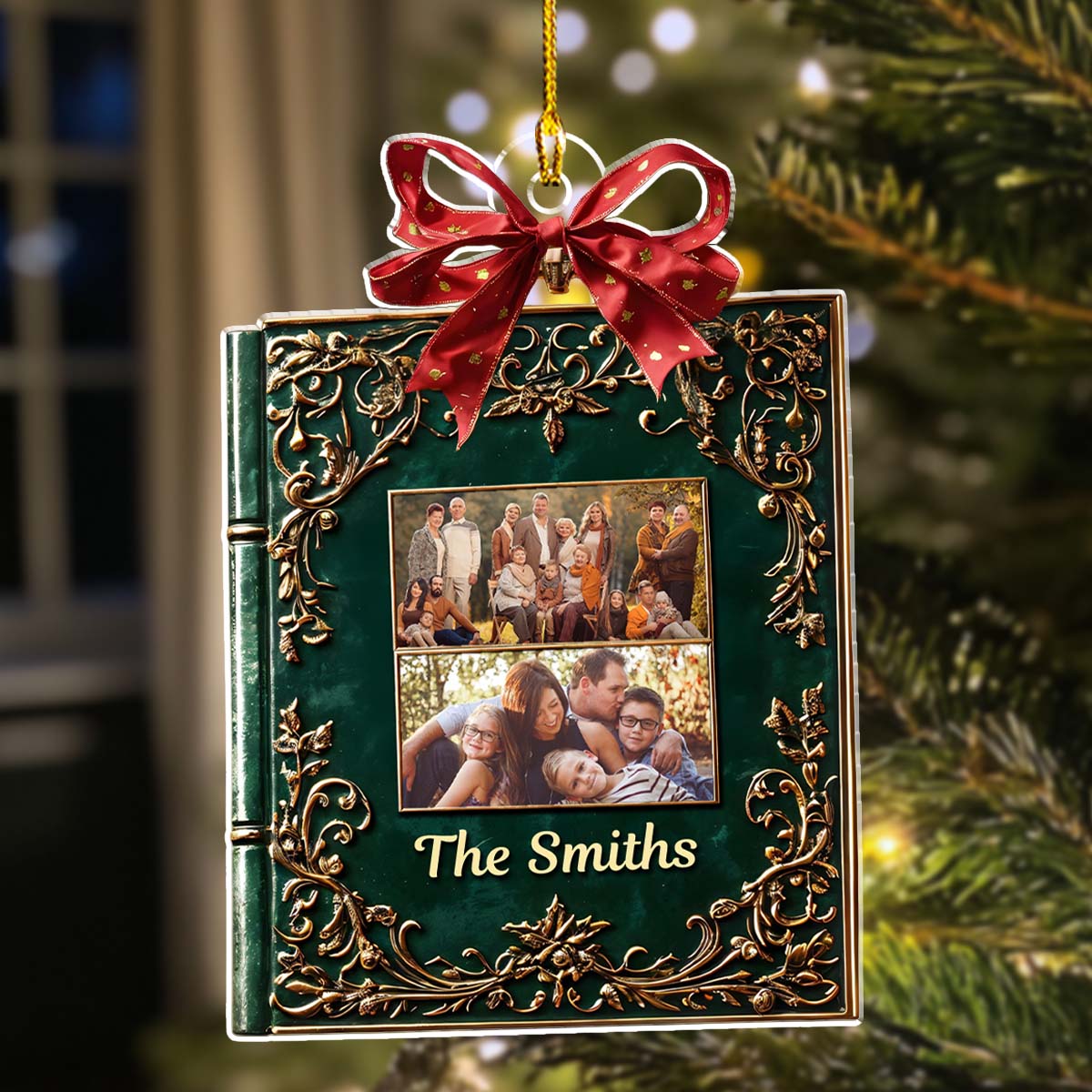 Family Christmas - Personalized Custom Acrylic Ornament