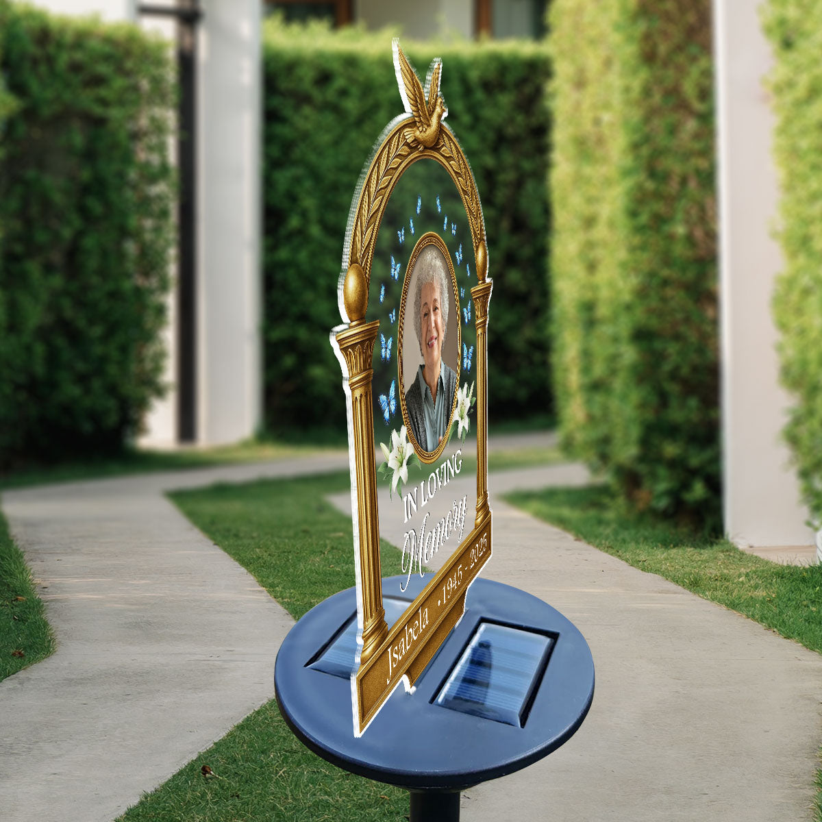 Carried In My Heart - Personalized Custom Solar Light