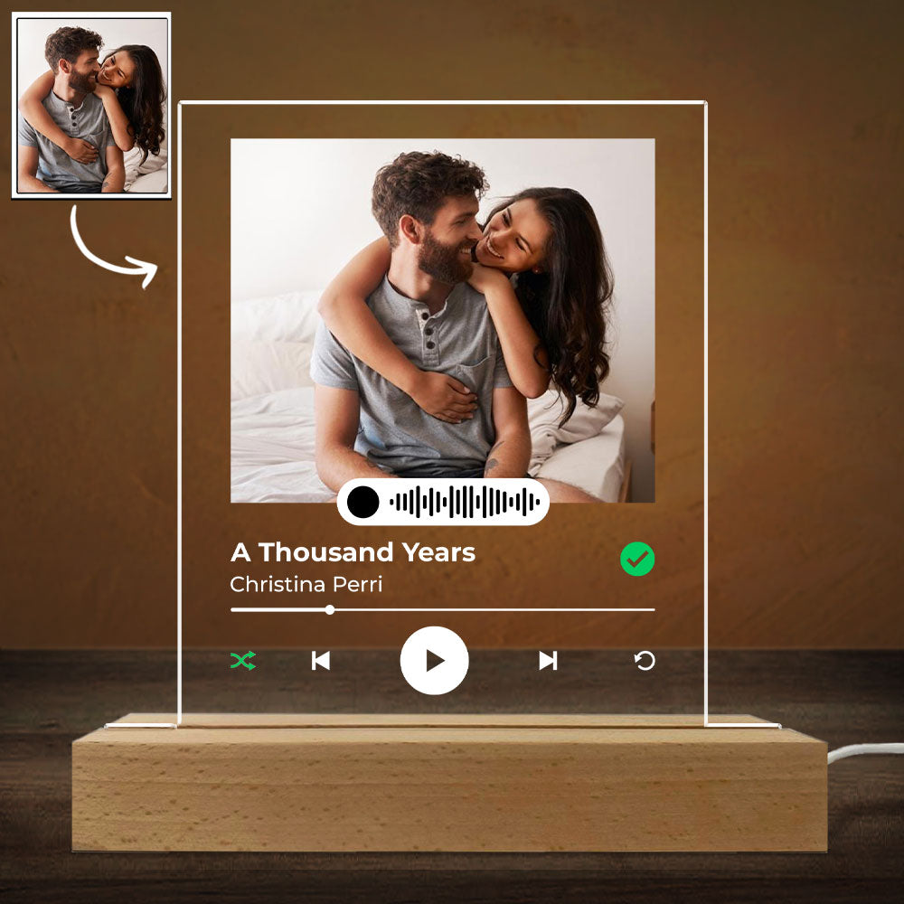 Love U Thousand Years - Personalized Custom LED Light