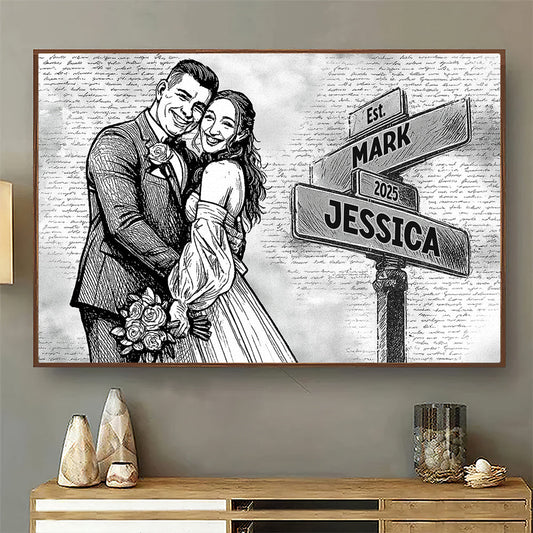 I Need You Because I Love You Version 2 - Personalized Custom Poster