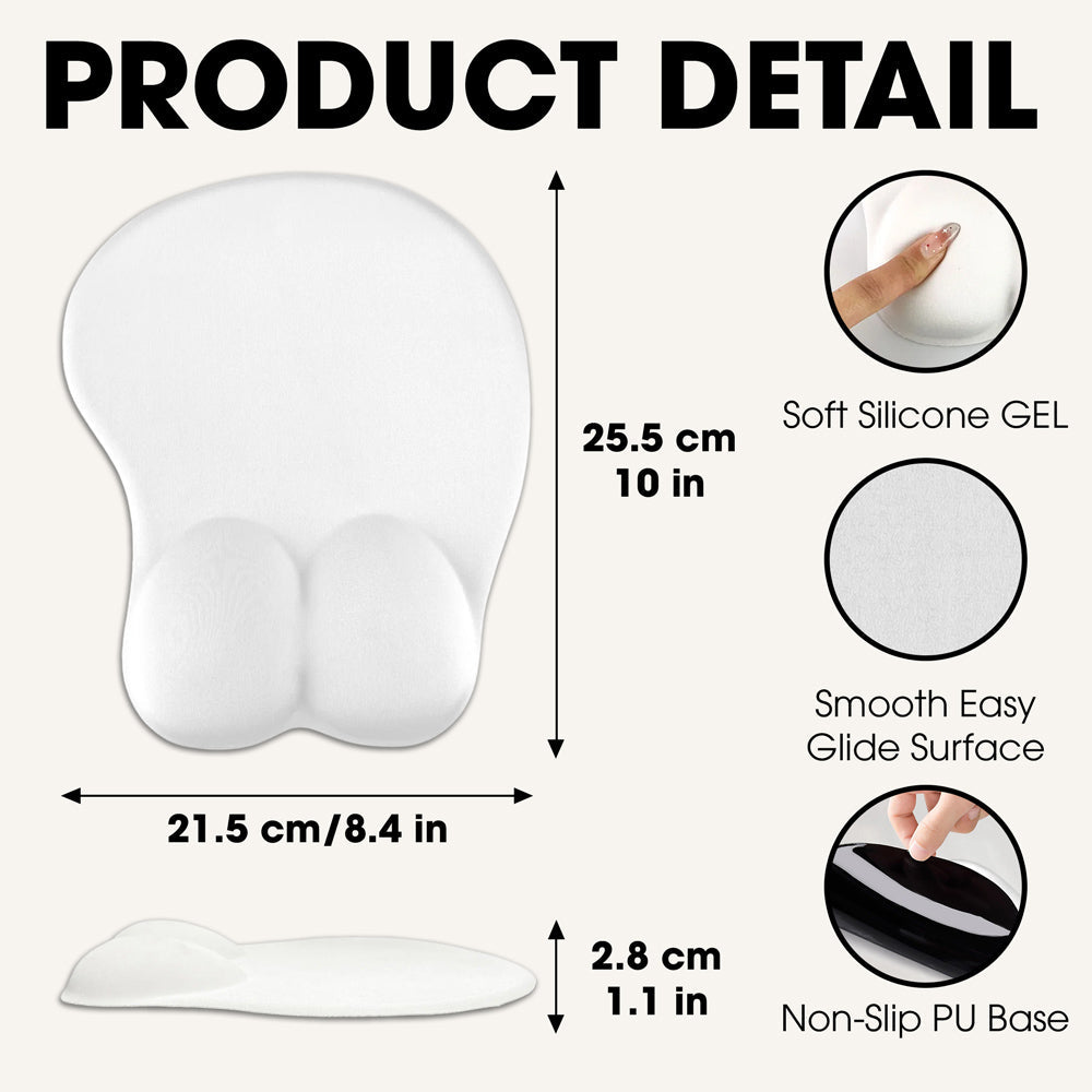 Only You Can Touch - Personalized Custom 3D Mouse Pad