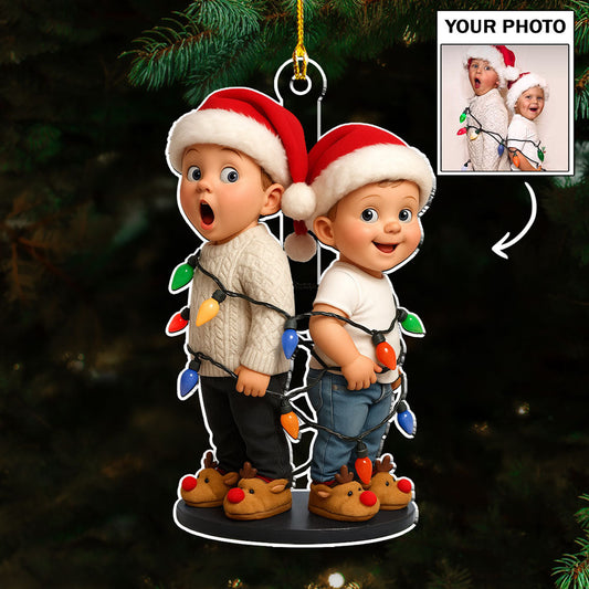 Custom Photo Kids 2025 - Personalized Custom Acrylic Ornament