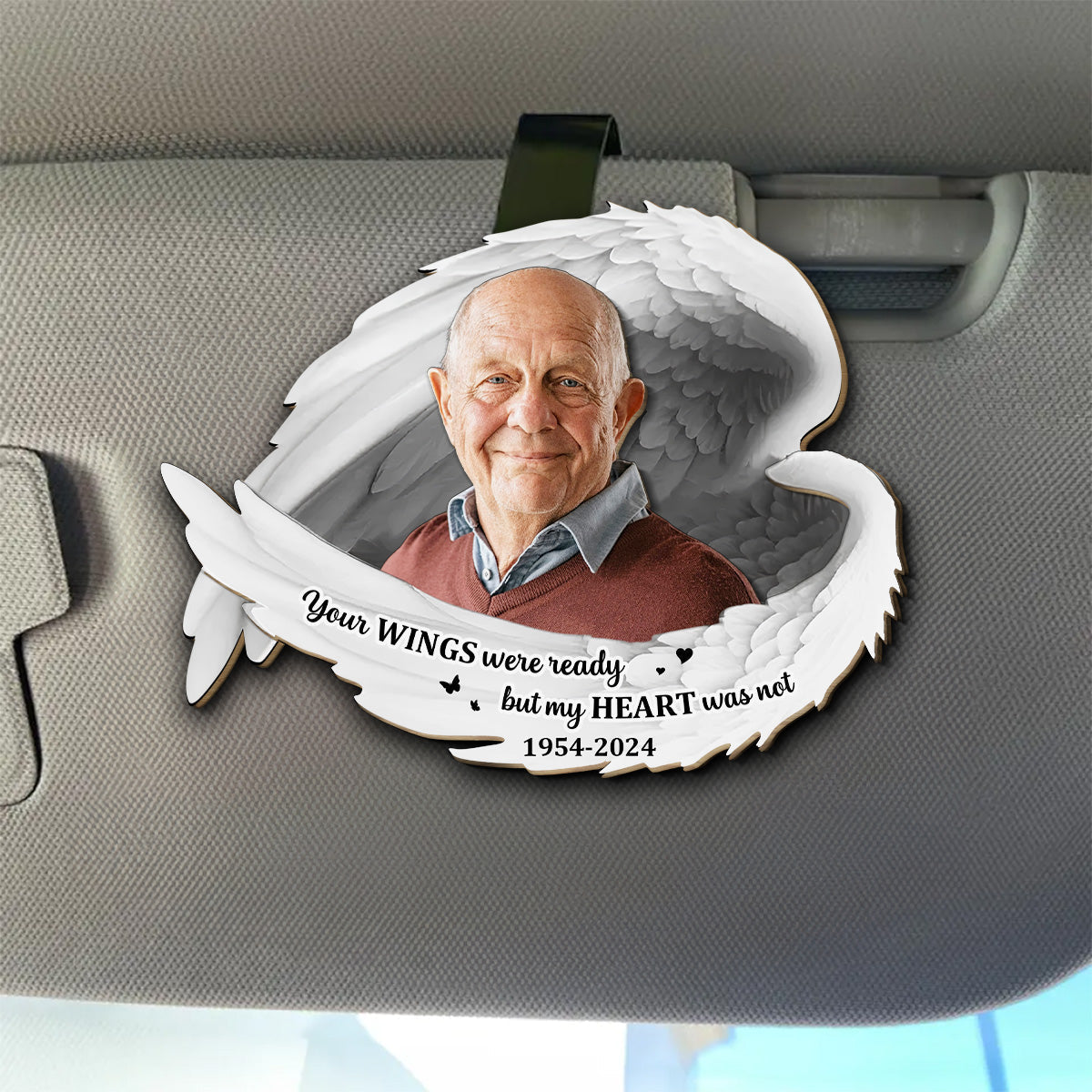 Always Beside You - Personalized Custom Car Visor Clip