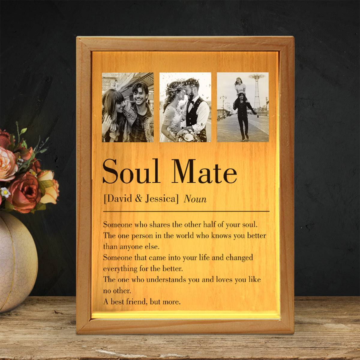 Love That Changes Your World - Personalized Frame Light Box