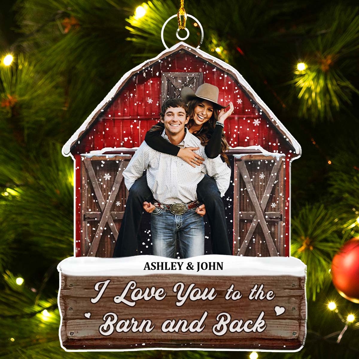 Loving Season - Personalized Custom Acrylic Ornament