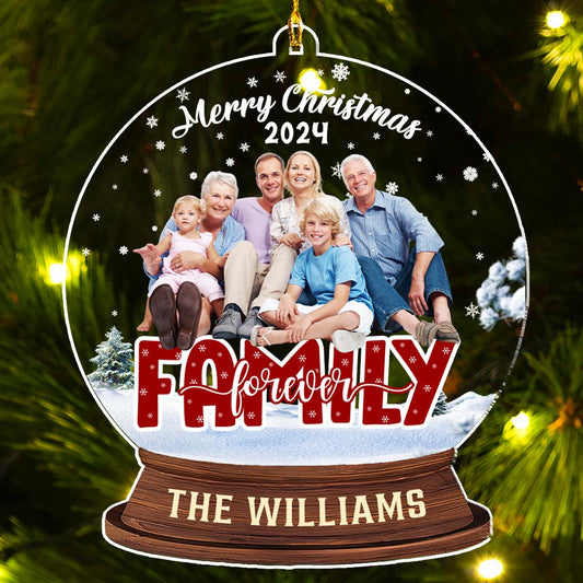 Family Forever - Personalized Custom Acrylic Ornament