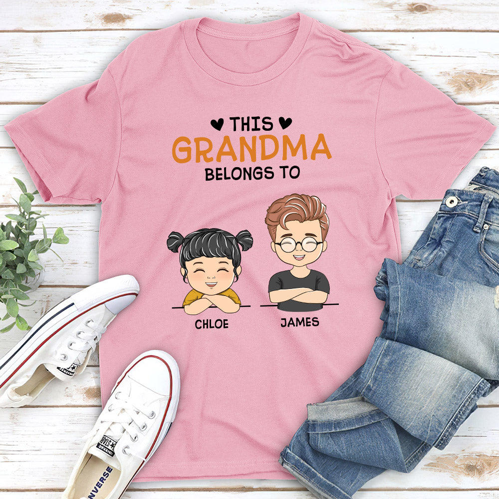 This Nana Belongs To - Personalized Custom Unisex T-shirt