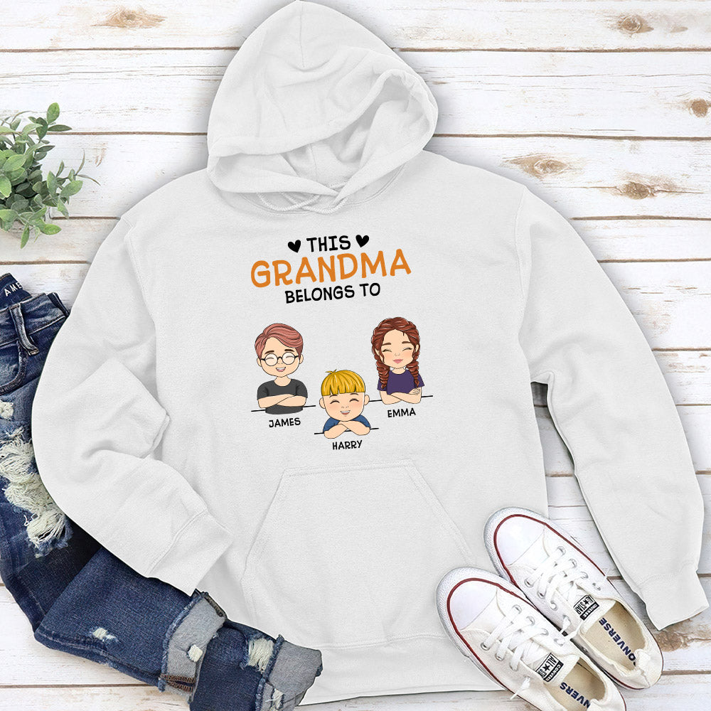 This Nana Belongs To - Personalized Custom Hoodie