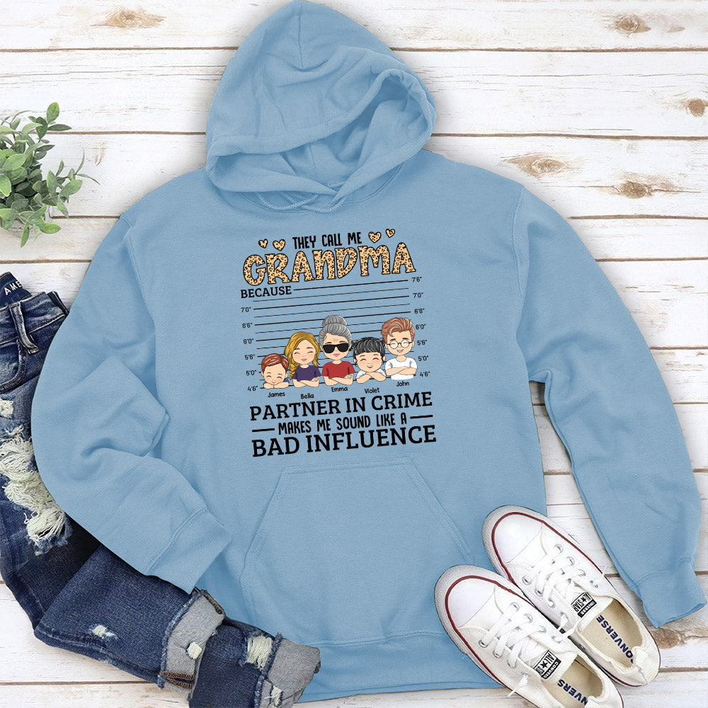 They Call Me Grandma - Personalized Custom Hoodie